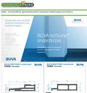 Optie -buva IsoStone  glasvezelversterkt composiet onderdorpels voor Schüco